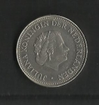 monedas de America - Antillas Neerlandesas -  Reina Juliana / anverso
