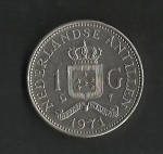 monedas de America - Antillas Neerlandesas -  Reina Juliana / reverso