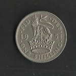 monedas de Europa - Reino Unido -  Jorge VI / reverso.
