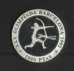 monedas de Europa - Espa�a -  Barcelona 92 / Arqueros. / reverso.