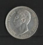 monedas de Europa - Espa�a -  Alfonso XII / anverso / 1875