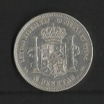 monedas de Europa - Espa�a -  Alfonso XII / reverso / 1875