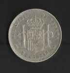 monedas del Mundo : Europa : Espa�a :  Alfonso XII / reverso / 1883