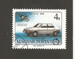 Stamps Hungary -  Automovil Fiat