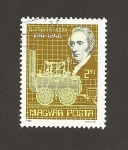 Stamps Hungary -  Stephenson, ingeniero inglés e inventor