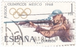 Stamps Spain -  Juegos Olímpicos de Mejico-68      (Q)