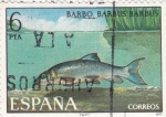 Stamps Spain -  FAUNA HISPÁNICA- Barbo  (Q)