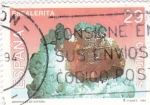 Stamps Spain -  MINERALES DE ESPAÑA- Esfalerita   (Q)