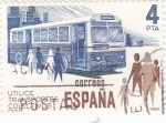 Stamps Spain -  UTILICE TRANSPORTES COLECTIVOS   (Q)