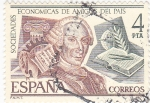 Stamps Spain -  Sociedades Económicas de Amigos del País    (Q)