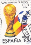Stamps Spain -  Copa Mundial de Futbol ESPAÑA-82   (Q)