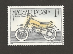 Stamps Hungary -  Motocicleta Fantic Sprinter