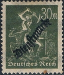 Stamps : Europe : Germany :  OFICIOS 1921-23 SOBRECARGADOS. Y&T Nº S49