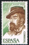 Stamps Spain -  FRANCISCO TARREGA