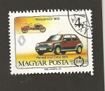 Stamps Hungary -  Renault 5 Turbo 1985