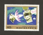 Stamps Hungary -  Nave espacial camino a Marte