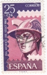Stamps Spain -  DÍA MUNDIAL DEL SELLO-Mercurio   (Q)