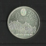 monedas de Europa - Espa�a -  Palacio Real / reverso. / 1995