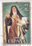 Stamps Spain -  Centenario de Celebridades- SANTA TERESA   (Q)