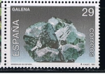 Stamps Spain -  Edifil  3286  Minerales de España.  