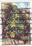 Stamps Spain -  FLORA- Hypericum ericoides   (Q)