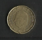monedas de Europa - B�lgica -  Variante de cuño / anverso.