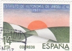 Sellos de Europa - Espa�a -  .Estatuto de Autonomía de Andalucía 1981   (Q)