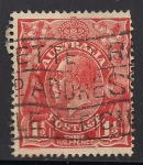 Stamps : Oceania : Australia :  Jorge V del Reino Unido