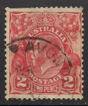 Stamps : Oceania : Australia :  Jorge V del Reino Unido