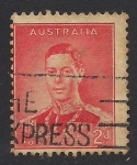 Stamps : Oceania : Australia :  REY JORGE VI