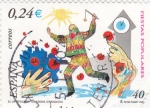Stamps Spain -  FIESTAS POPULARES- Cipotegato, Tarazona(Zaragoza)     (Q)