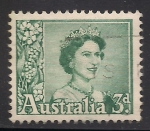 Stamps Australia -  REINA ISABEL II