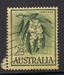 Stamps : Oceania : Australia :  Flor de la Acacia.