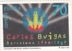Stamps Spain -  Centenario del Nacimiento de Carlos Buigas-(1898-1998) Fuente Mágica Montjuich (Barcelona)   (Q)
