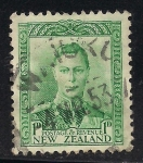 Stamps New Zealand -  REY JORGE VI