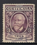 Stamps Guatemala -  Lorenzo Montufar.