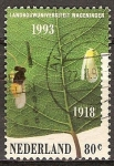 Stamps Netherlands -  75o aniv de la Universidad de Wageningen de Agricultura.
