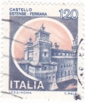 Stamps Italy -  CASTELLO  ESTENSE- Ferrara