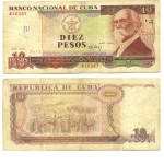 monedas de America - Cuba -  10 pesos