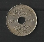 monedas de Africa - Egipto -  Ocupacion Britanica / anverso.