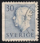 Sellos de Europa - Suecia -  Gustavo VI Rey de Suecia
