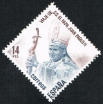 Stamps Spain -  JUANPABLO II EN ESPAÑA