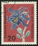 Stamps : Europe : Germany :  FLORA UND PHILATELIE - DEUTSCHE BUNDESPOST