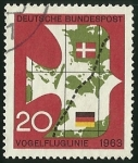 Stamps Germany -  VOGELFLUGLINIE - DEUTSCHE BUNDESPOST