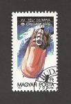 Stamps Hungary -  Bobsleigh Calgary