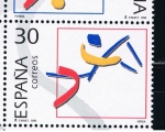 Stamps Spain -  Edifil  3369  Deportes. Olímpicos de Plata.  