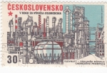 Stamps Czechoslovakia -  30 ANIVERSARIO DEL DESARROLLO DE LA INDUSTRIA QUIMICA