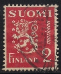 Stamps Finland -  ESCUDO DE ARMAS DE FINLANDIA.