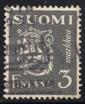 Stamps : Europe : Finland :  ESCUDO DE ARMAS DE FINLANDIA.
