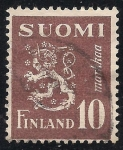 Stamps : Europe : Finland :  ESCUDO DE ARMAS DE FINLANDIA.